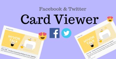 Facebook And Twitter Card Viewer – PHP Script