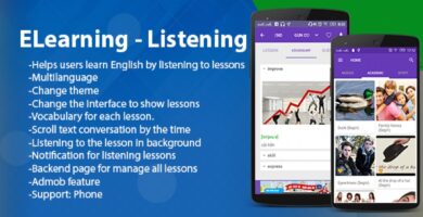 ELearning – Listening Android App With PHP Backend