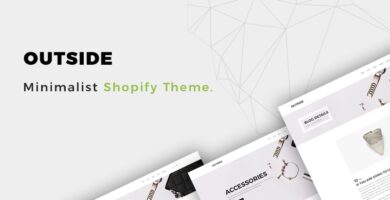 Outside – Minimalist eCommerce  Shopify Theme