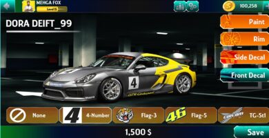 Racing Game Graphics CxS – GUI Skin 6