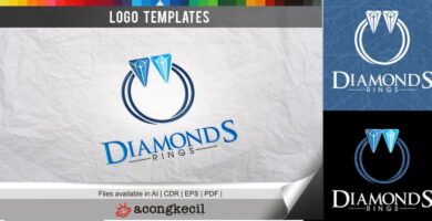 Diamonds Ring – Logo Template