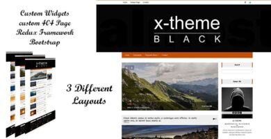 X-Theme – Responsive WordPress Blog Theme