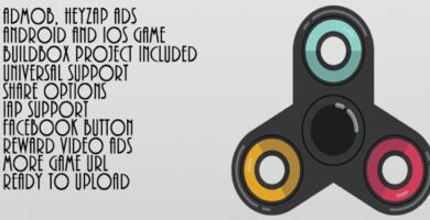 Amazing Fidget Spinner – Buildbox Game Template