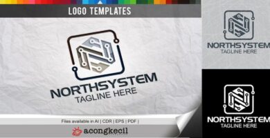 North System – Logo Template