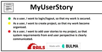 MyUserStory – Project Management Tool Ruby