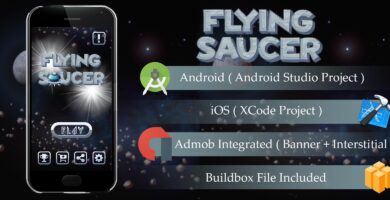 Flying Sauce – Buildbox Template