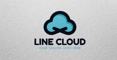 Line Cloud – Logo Template