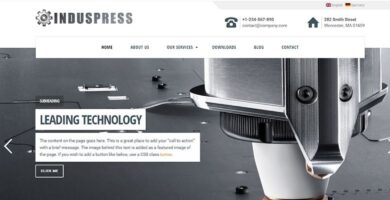 IndusPress – Business WordPress Theme