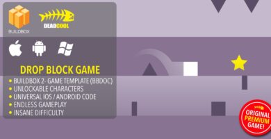 Drop Block – BuildBox Game Template