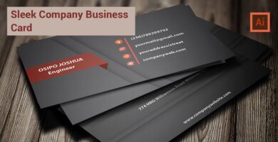 Sleek Professional Business Card