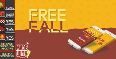Free Fall – Buildbox Game Template