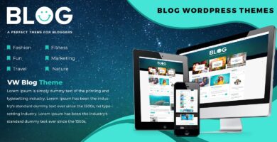 VW Blog Pro – WordPress Theme