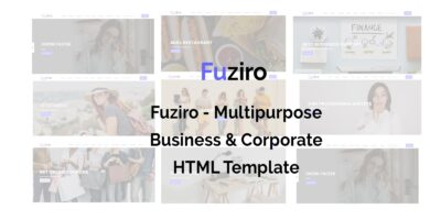 Fuziro – Multipurpose HTML Template