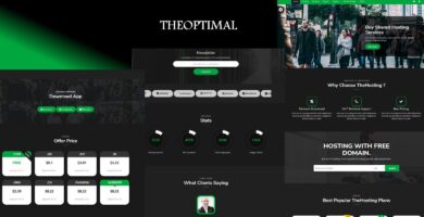 TheOptimal – Bootstrap Template