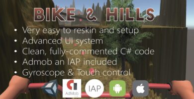 Bike & Hills – Unity Game Source Code
