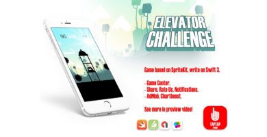 Elevator Challenge – iOS Xcode Game Source Code