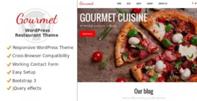 Gourmet – WordPress Restaurant Theme