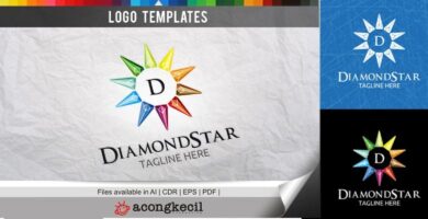 Diamond Star – Logo Template