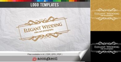 Elegant Wedding – Logo Template