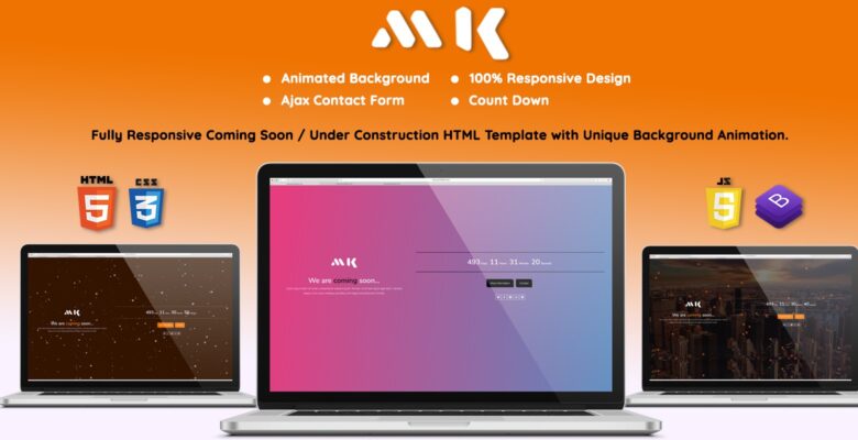 MK – Coming Soon HTML Template