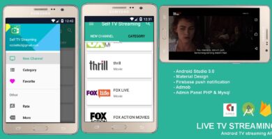 Live TV Streaming Android Source Code