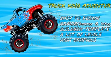 Truck King Adventure – Buildbox Game Template