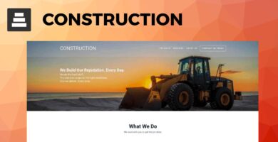 SitePoint Construction WordPress Theme