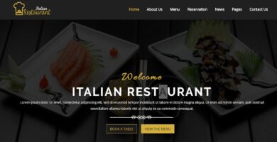 Itelian – HTML5 Restaurant Template