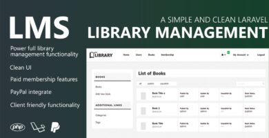 Library Management System – Laravel PHP