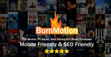 BurnMotion – Movies And TV Database PHP