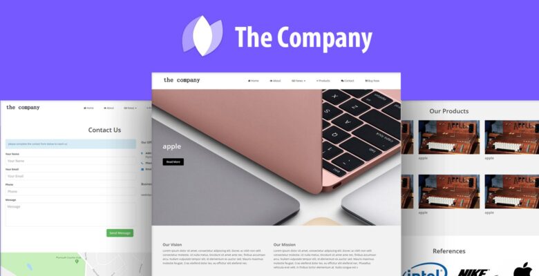 The Company – Business Website CMS