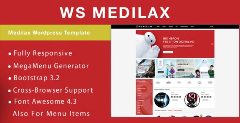 WS Medilax – Audio Store WooCommerce Template