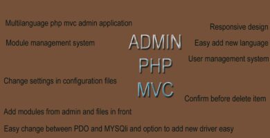 Admin PHP MVC Application