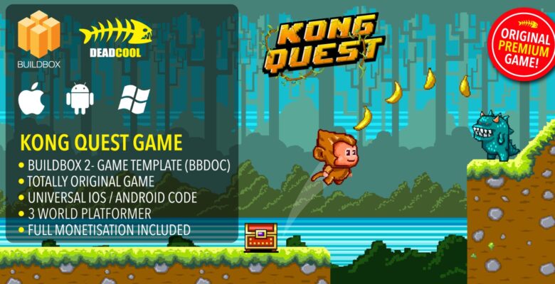 Kong Quest – BuildBox Game Template