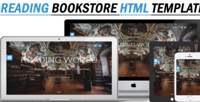 Reading – Bookstore Responsive HTML Template