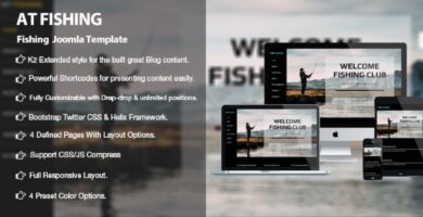 AT Fishing – Responsive Fishing Joomla Template