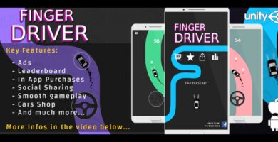 Finger Driver – Unity Game Template