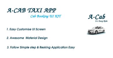 A-Cab Taxi – Android Studio UI Kit