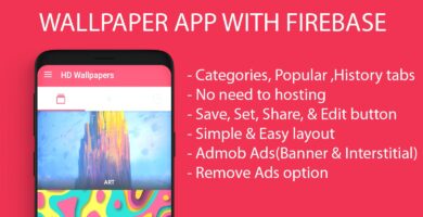 Wallpaper Android App With Firebase