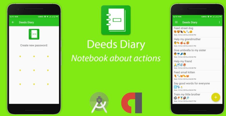 Deeds Diary – Android Studio Project