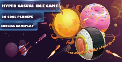 Idle Space Destroyer – Complete Unity Project