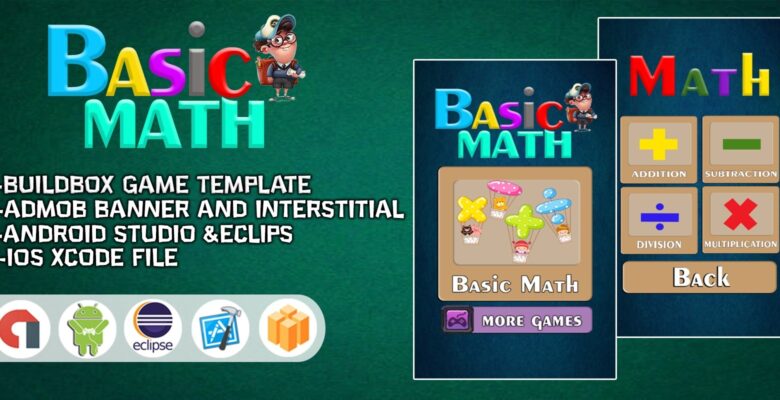 Basic Math For Kids – Buildbox Project