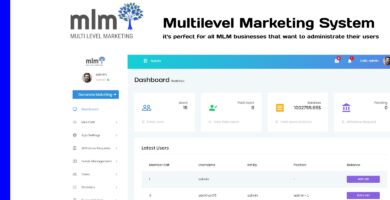 MLM – Multilevel Marketing System PHP