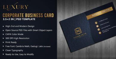 Luxury – Corporate Business Card