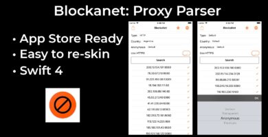 BlockaNet Proxy Parser – iOS Source Code