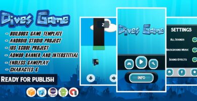 Dives Game With Admob – Buildbox Template