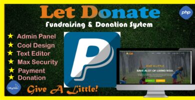 Let Donate – Fundraising Donation System Script