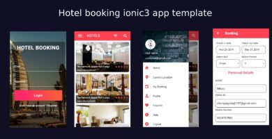 Hotel Booking Ionic 3 Theme