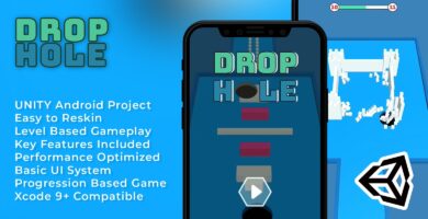 Drop Hole – Hyper Casual Unity Template