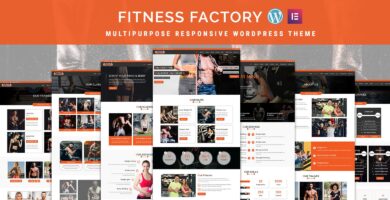 FitnessFactory – WordPress Theme